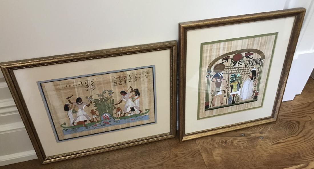 Two Professionally Framed & Matted Egyptian Prints (1 of 3)