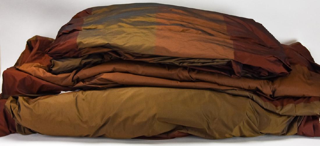 3 Custom Designer Lined Silk Curtain Panels (1 of 8)