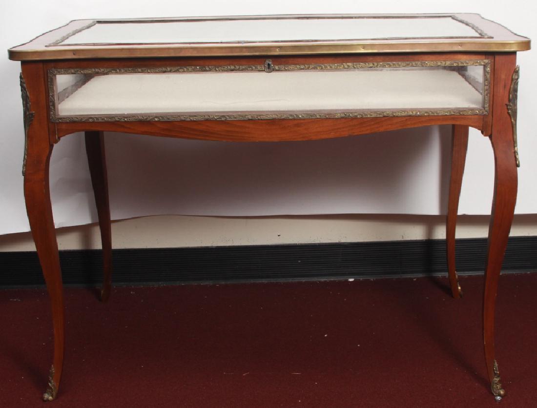 Louis XVI Vitrine Style Desk / Display Table (1 of 7)