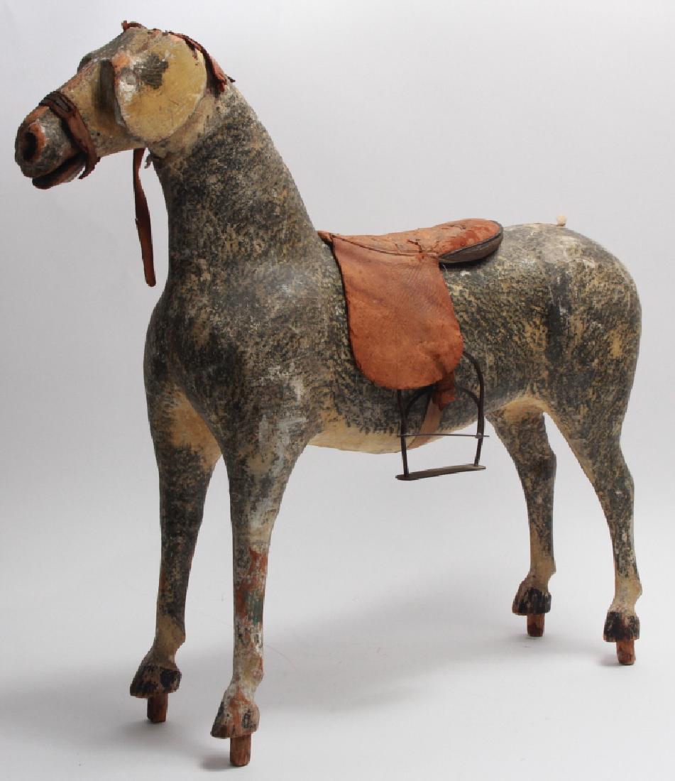 Antique 19th C Handmade Children's Toy Horse (1 of 5)