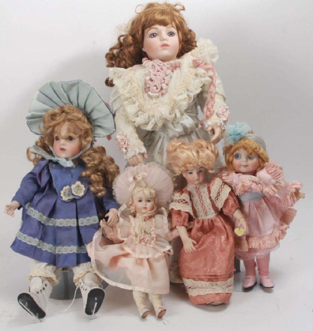 Vintage Artisan Repro Bisque French / German Dolls (1 of 8)