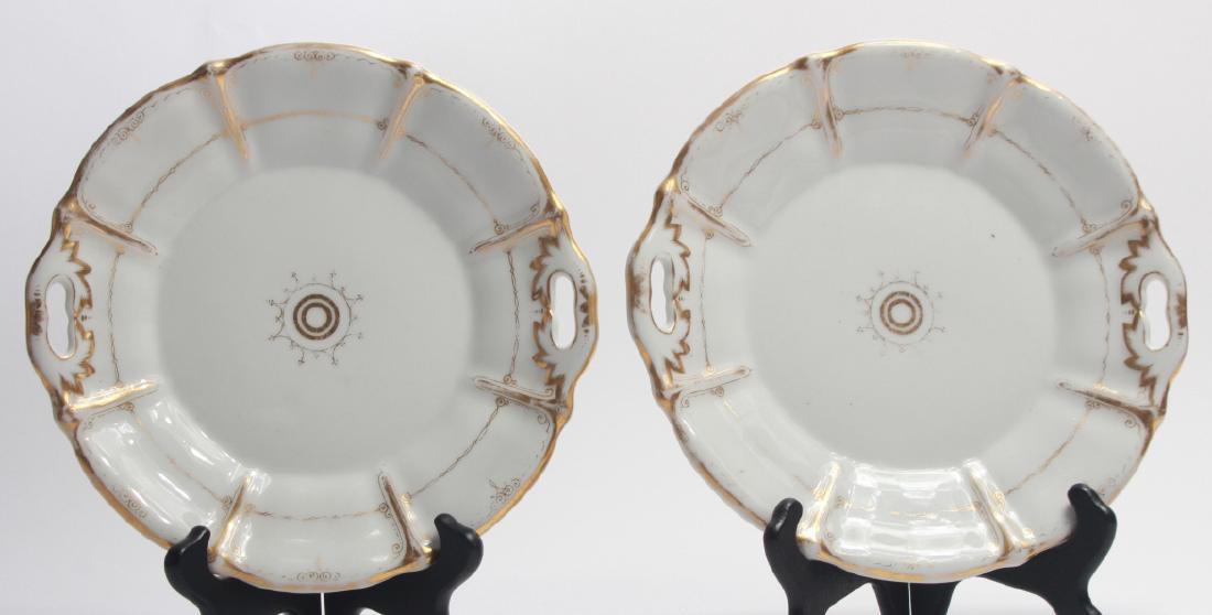 Pair of Antique 19th C Old Paris Porcelain Trays (1 of 7)