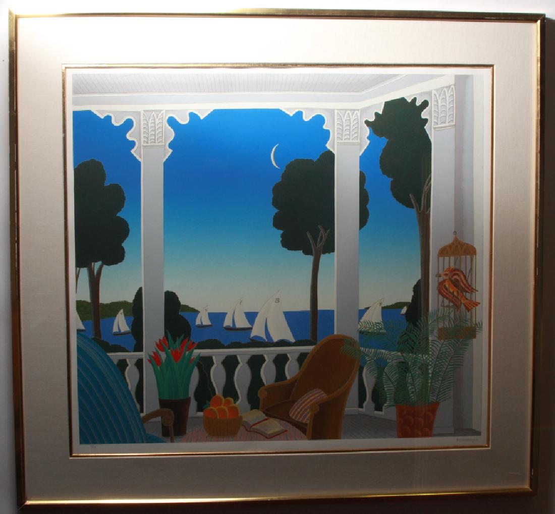 Thomas McKnight Vintage Framed Large Serigraph (1 of 5)