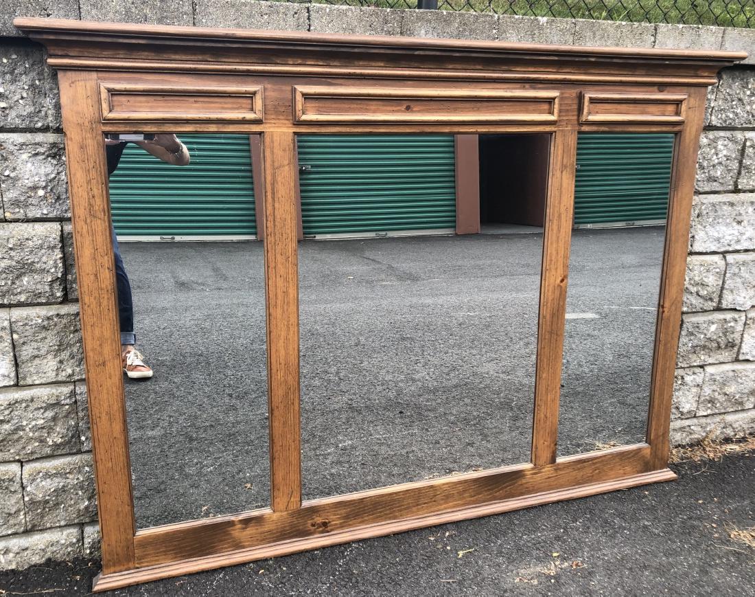 David Lee Designs Rustic Pine 3 Section Mirror (1 of 2)