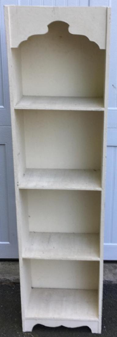 French Provincial Style White Bookshelf / Display (1 of 2)
