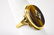Estate 14kt Yellow Gold Diamond Tiger's Eye Ring - 5