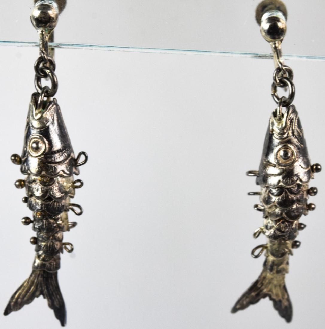 Articulated fish deals earrings