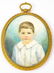 Antique Early 20th C Portrait Miniature - Signed