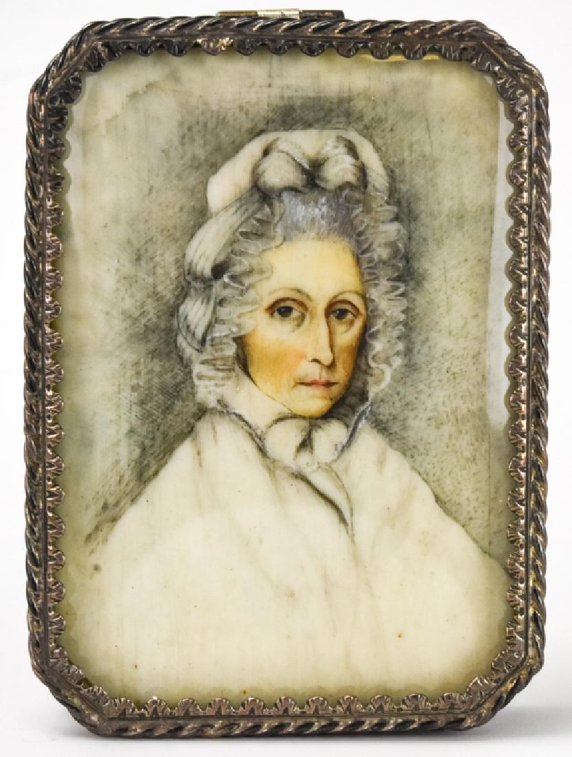 Antique 19th C Portrait Miniature of a Lady Sarah (1 of 7)