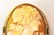 Antique 14K Large Natural Shell Cameo Pendant - 2