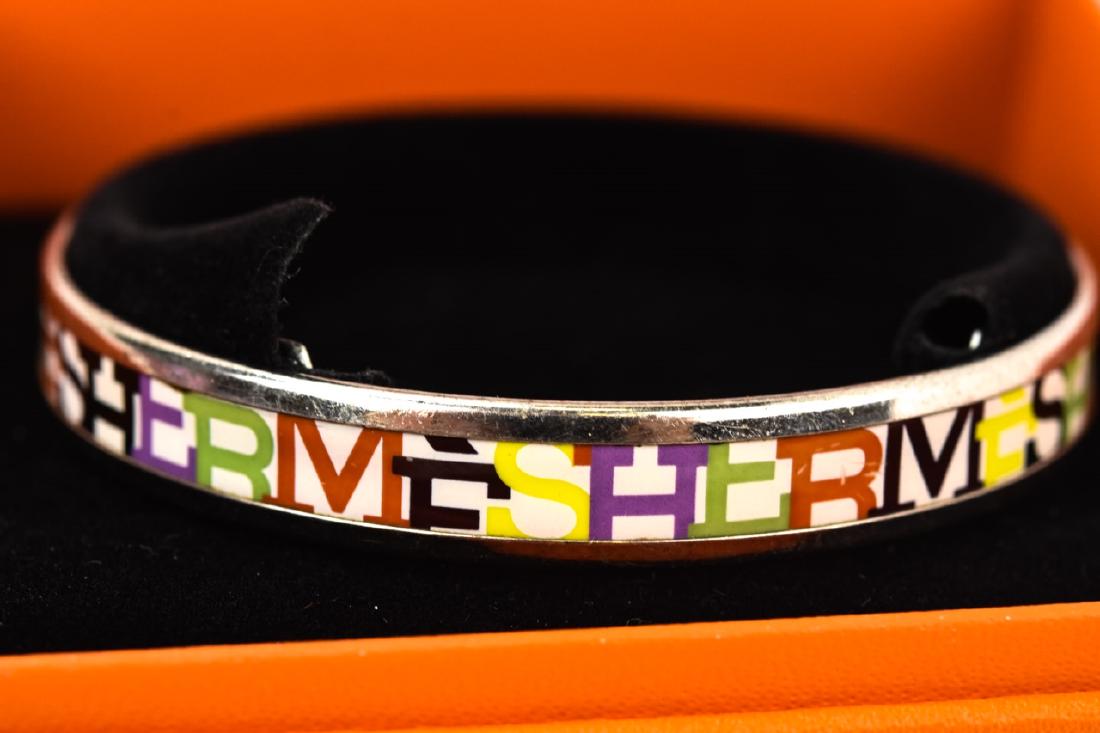 Hermes Enamel Bangle Bracelet W Original Box (1 of 7)