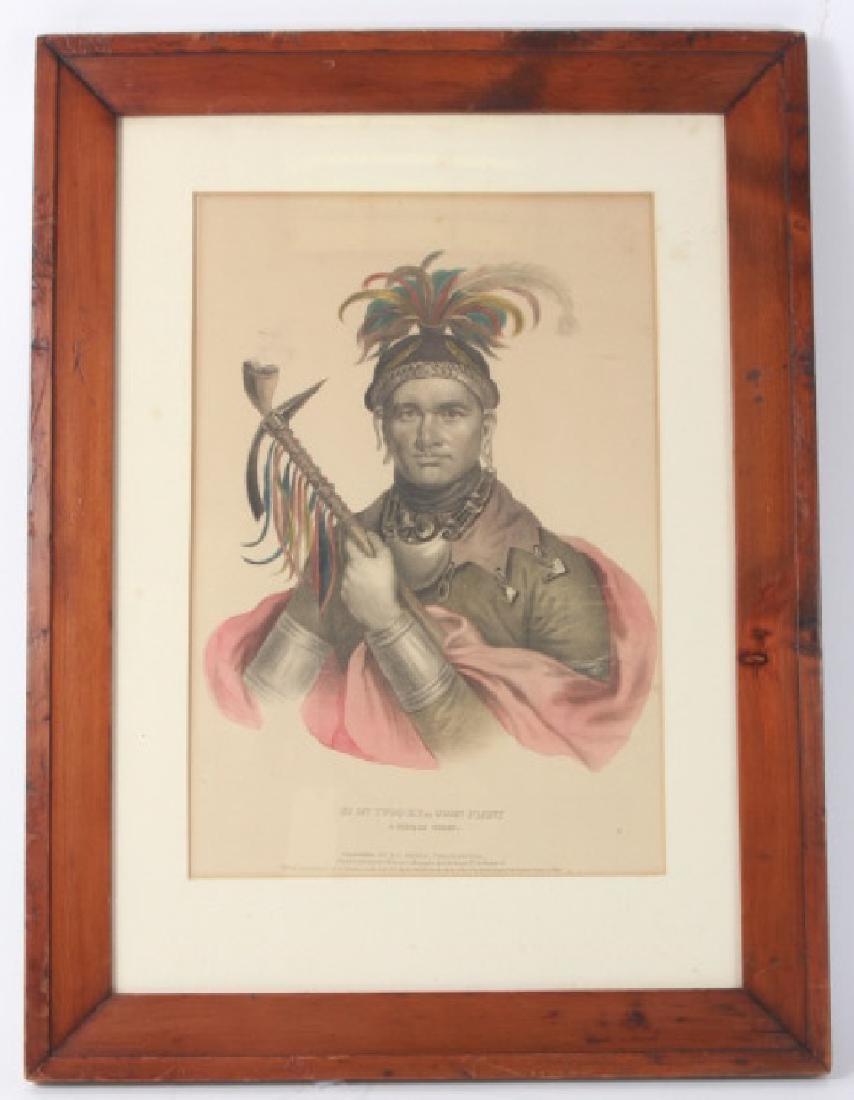 Antique Portrait Ki On Twog Ky Corn Plant Chief (1 of 4)