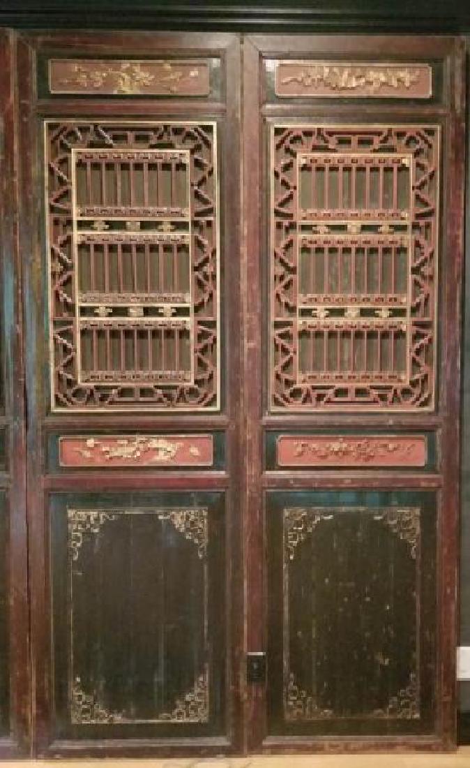 Pair Antique South East Asian Palace Doors / Panel (1 of 7)