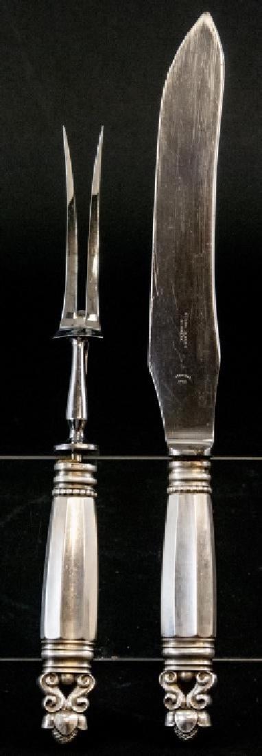 Denmark Sterling Silver Carving Utensil Set (1 of 2)