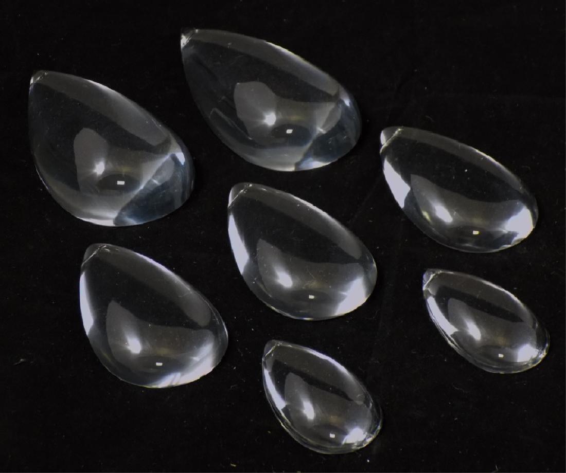 Lot of Crystal Tear Drop Form Chandelier Pendalogs (1 of 2)