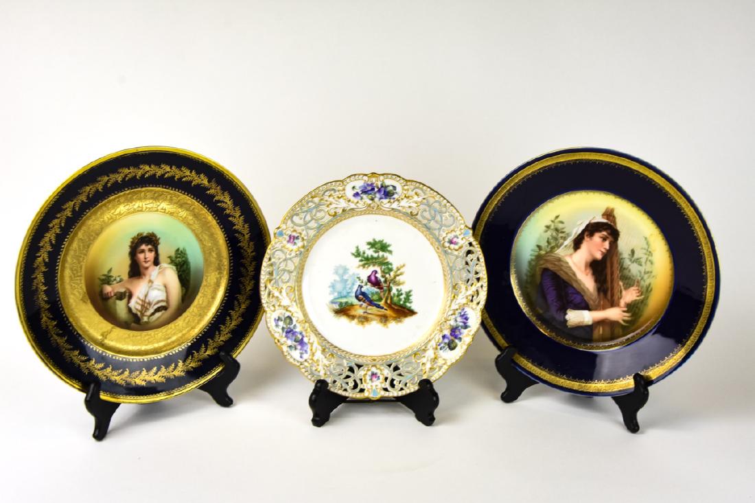 3 Decorative Porcelain Plates (1 of 10)