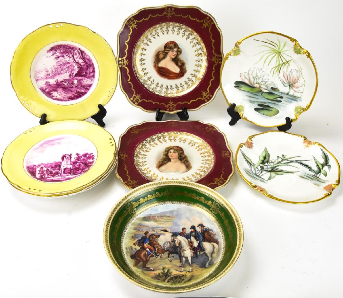 Collection of German & Japanese Porcelain Plates (1 of 6)