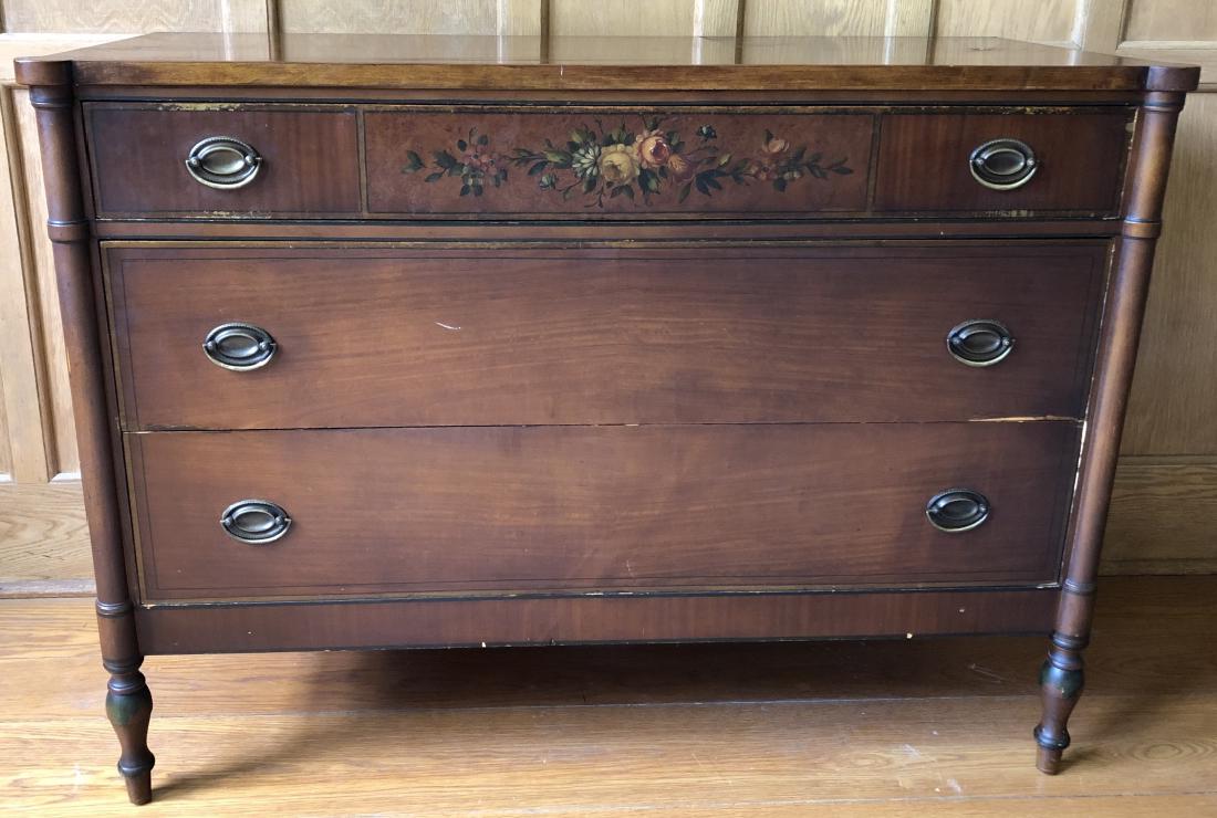 John Widdicomb Co. 3 Drawer Hand Painted Dresser (1 of 4)