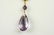 Antique 8kt Yellow Gold Chain w Amethyst Pendant - 2