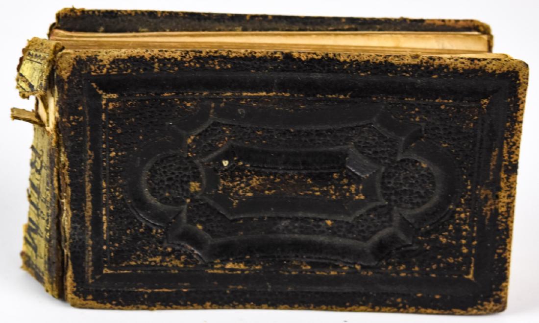 Antique 19th C Miniature Photo Album w Tin Types (1 of 8)