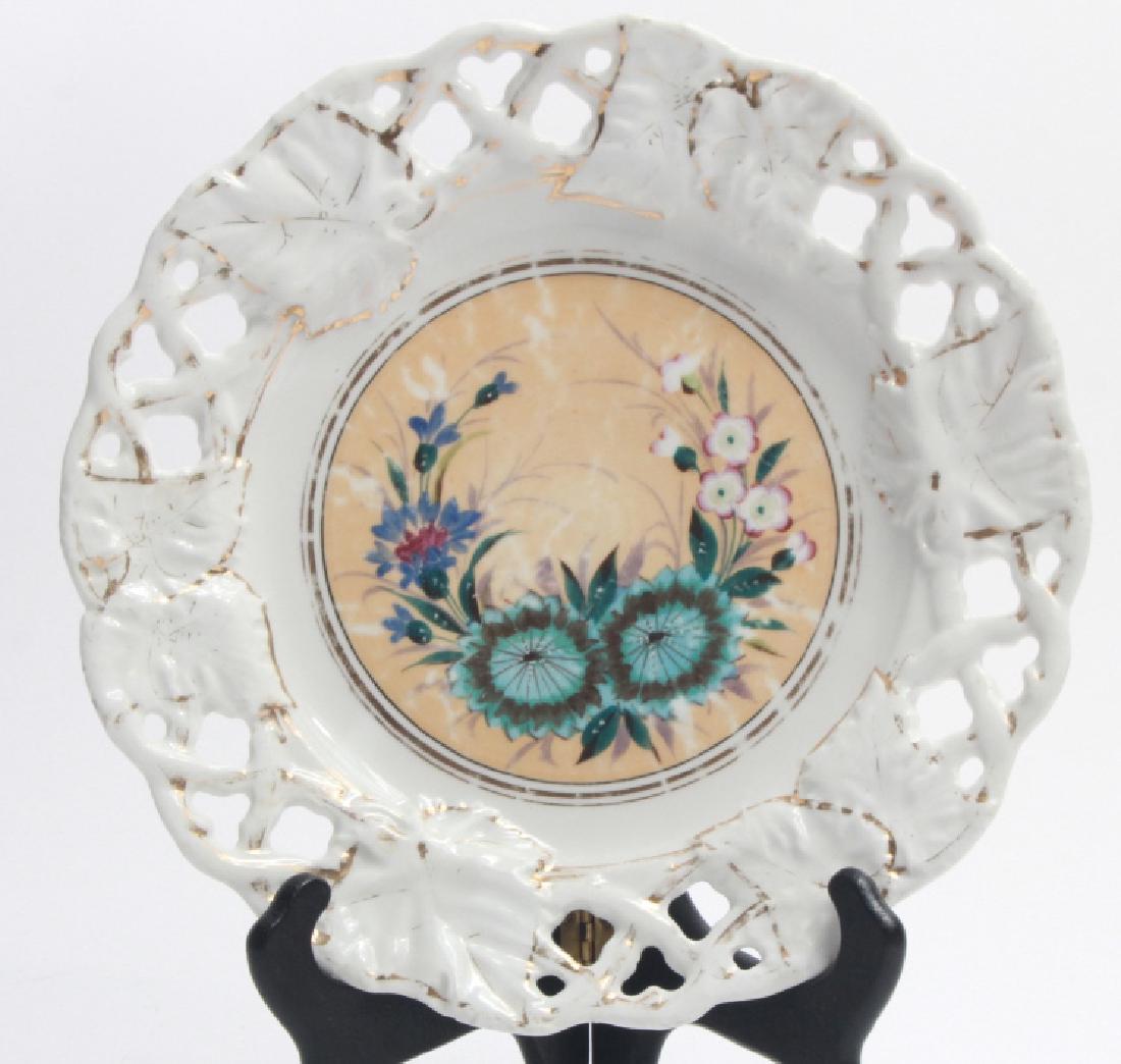 Antique 19th C Old Paris Porcelain Painted Plate (1 of 5)