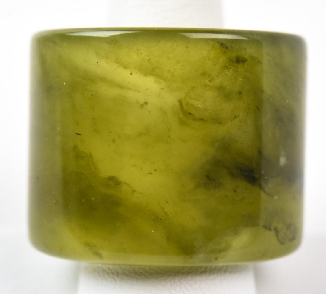 Large Scale Chinese Green Jade Archer's Ring (1 of 6)