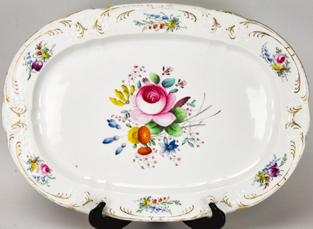 Large Antique Porcelain Serving Platter (1 of 7)