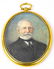 Antique Early 20th C Portrait Miniature of a Man