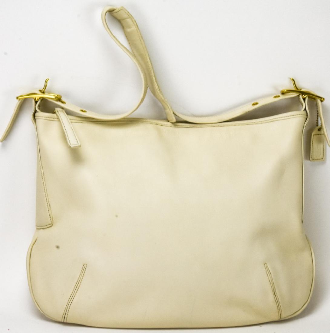 coach white purse