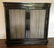 Antique Boule Style Enamel + Brass Inlay Cabinet