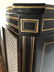 Antique Boule Style Enamel + Brass Inlay Cabinet - 3