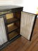 Antique Boule Style Enamel + Brass Inlay Cabinet - 6