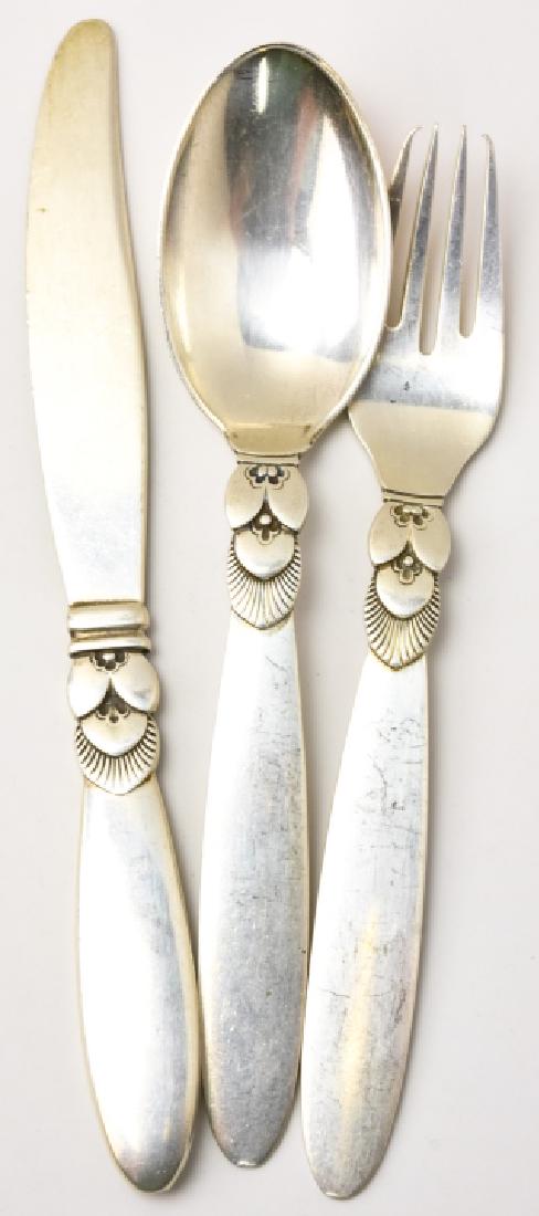 Georg Jensen Sterling Silver Three Piece Flatware (1 of 9)