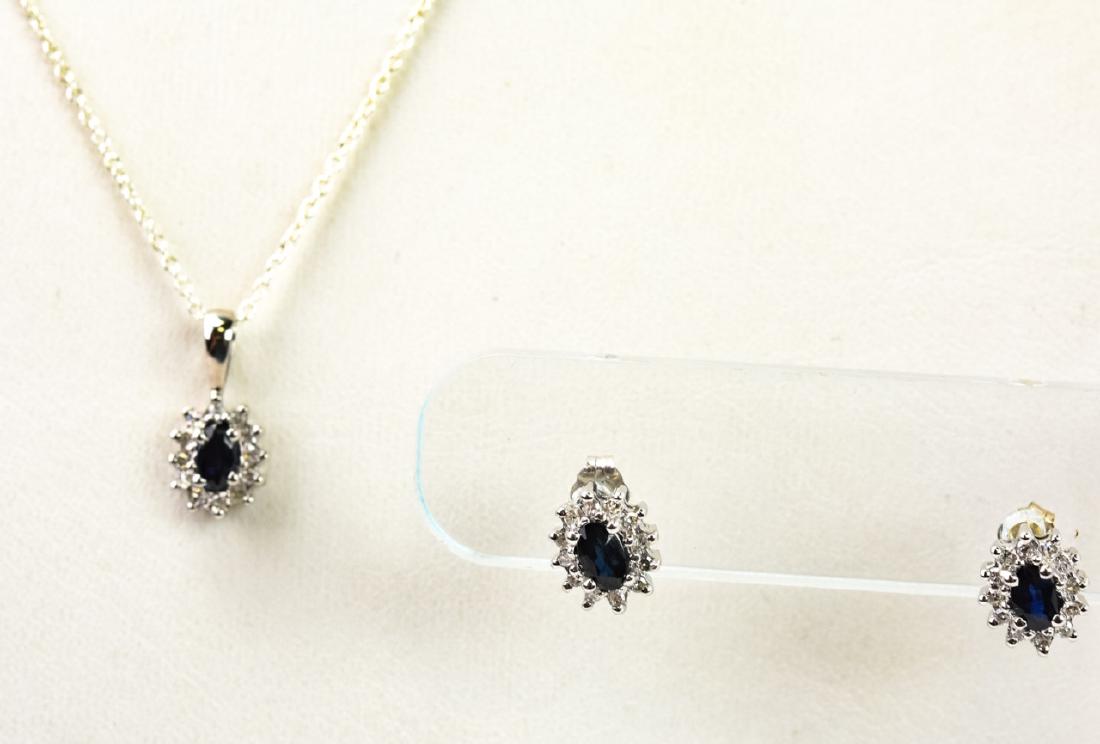 Jewelry Suite W Sapphires & Diamonds (1 of 9)