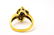 Estate 14kt Yellow Gold Diamond & Sapphire Ring - 4