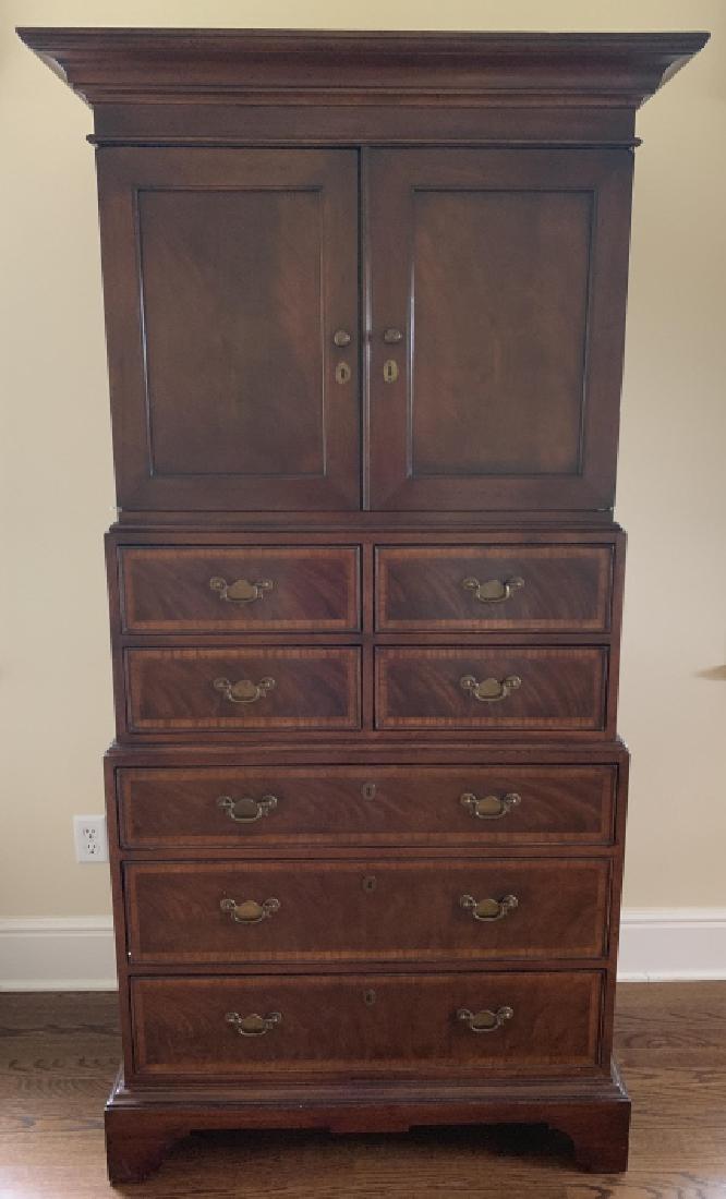 Baker Milling Road Mahogany Linen Press (1 of 9)