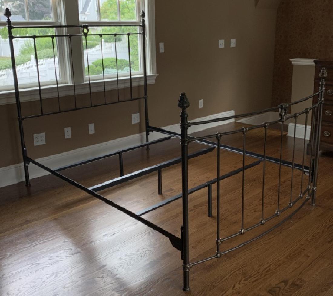 French Provincial Style Iron Queen Size Bed Frame (1 of 6)
