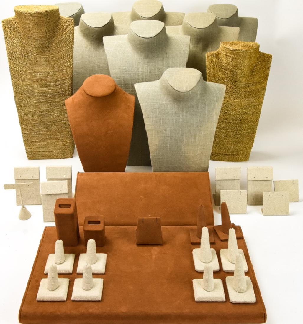 Large Lot of Jewelry Displays Incl Busts (1 of 7)