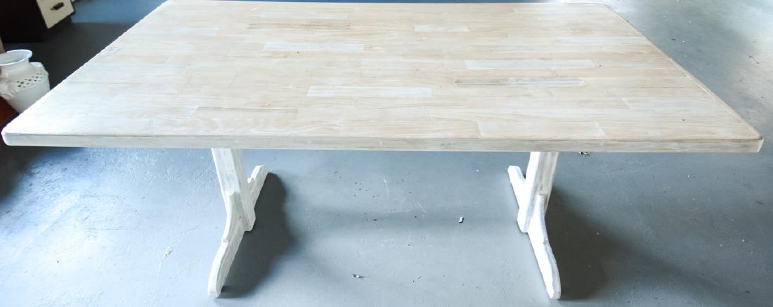 Custom Painted Farm Table by Jean Michel Andriot (1 of 5)