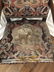 Antique Baroque Revival Arm Chair w Tapestry Seat - 5