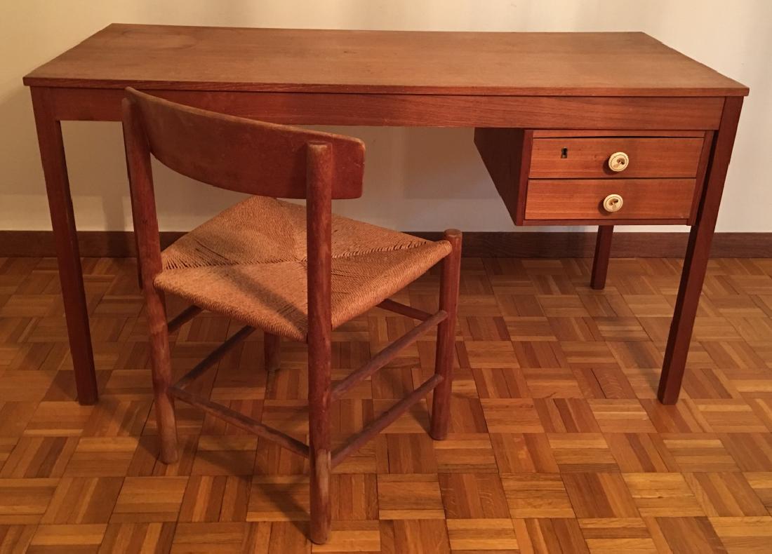 Mid Century Modern Danish Desk & Chair (1 of 7)