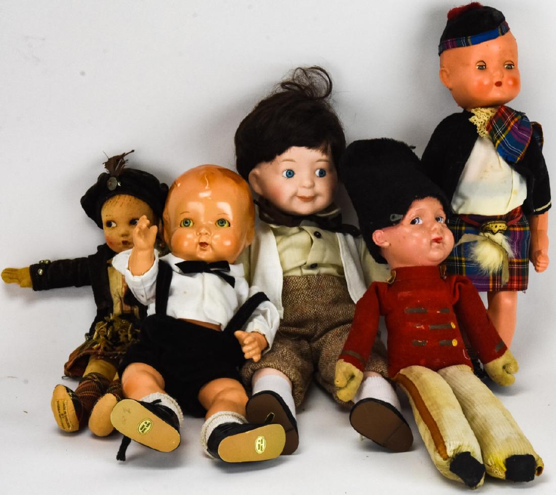 Collection of Vintage + Antique Boy Dolls (1 of 6)
