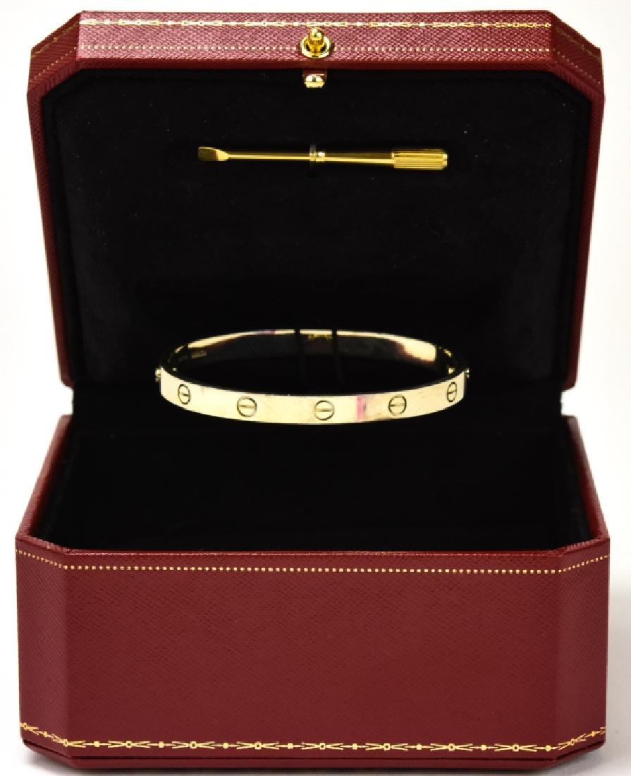 Cartier 18kt Gold Size 20 Love Bracelet w Box (1 of 8)