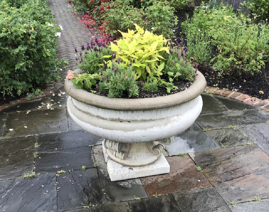 Large Cast Stone Neo Classical Garden Urn (1 of 4)