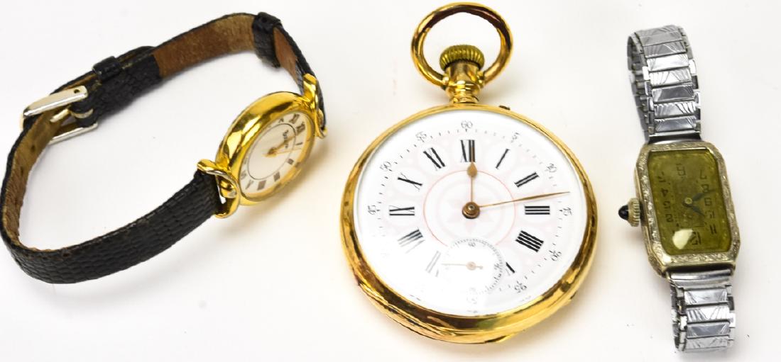 Collection of Antique Pocket & Wrist Watches: Collection of Antique Pocket & Wrist Watches. Including Bulova