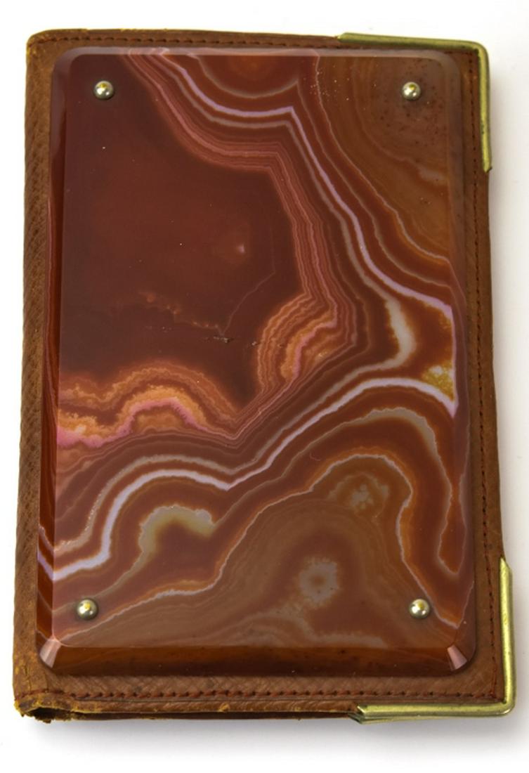 Antique Scottish Specimen Agate Mounted Wallet (1 of 6)