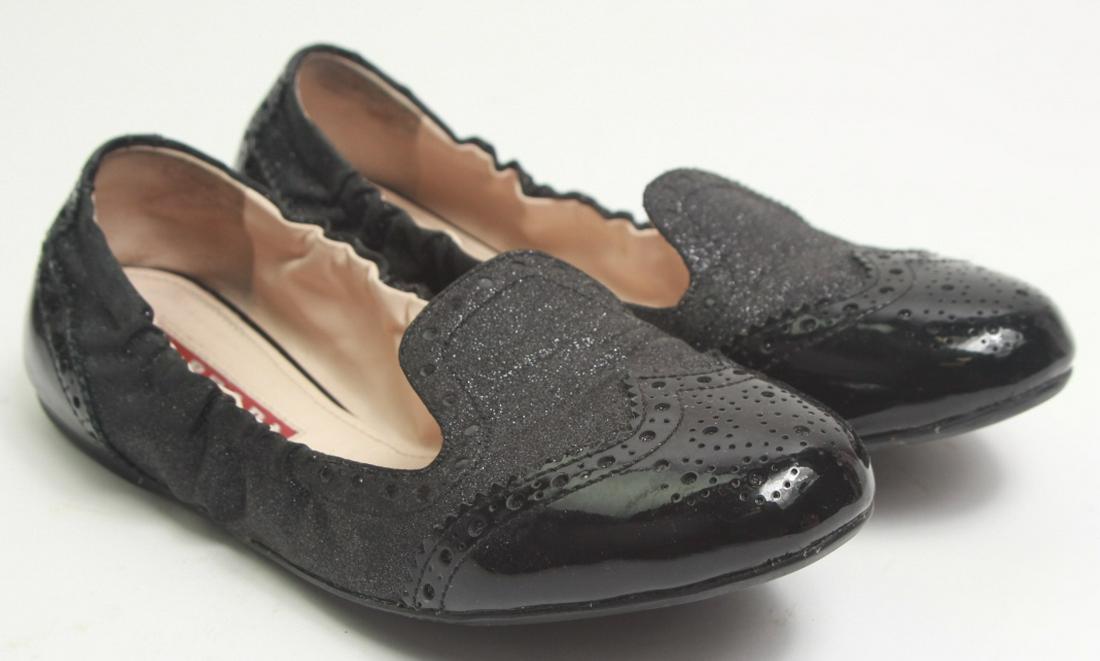 Prada Women's Leather Ballet Flats (1 of 6)