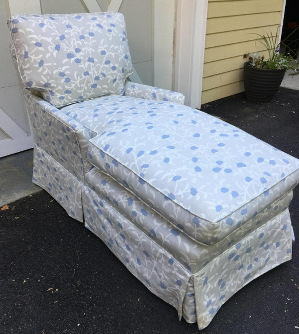 Contemporary Custom Upholstered Chaise Lounge (1 of 6)