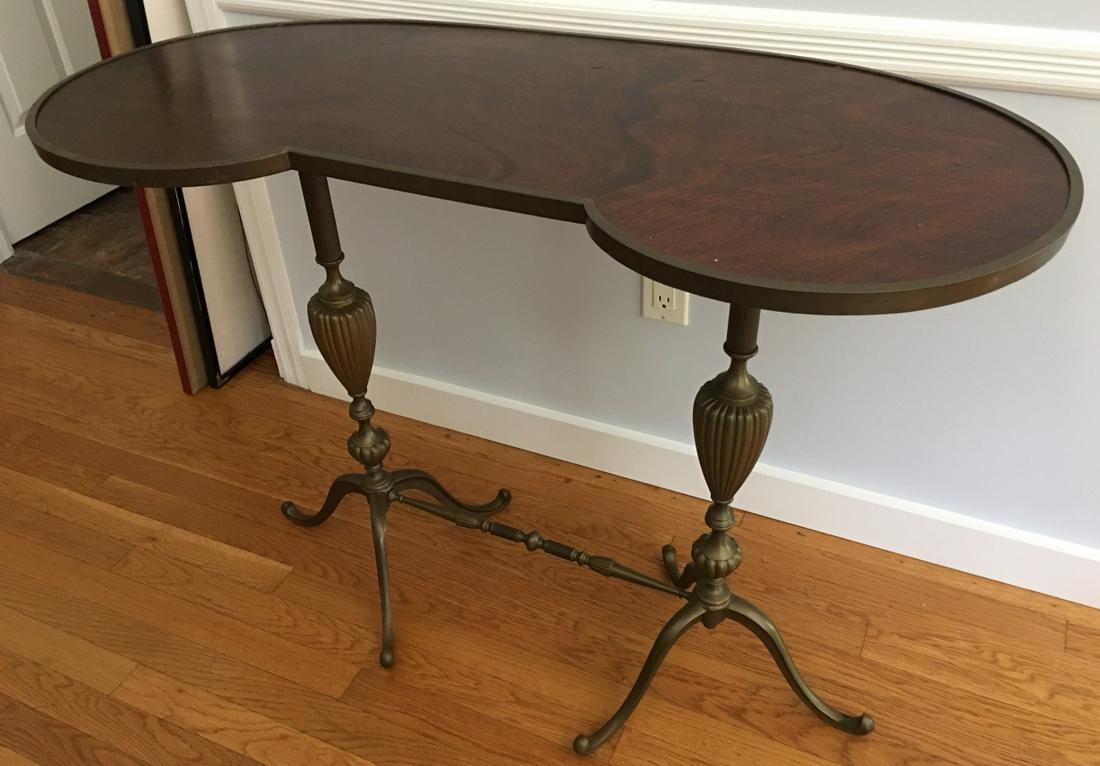 Neoclassical Style Kidney Form Console Table (1 of 5)