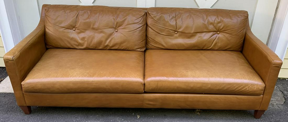 Ethan Allen Camel Leather Sofa Jul 27 2019 Greenwich Auction In Ct Ethan Allen Camel Leather Sofa Jul 27, Ethan Allen Tufted Leather Sofa